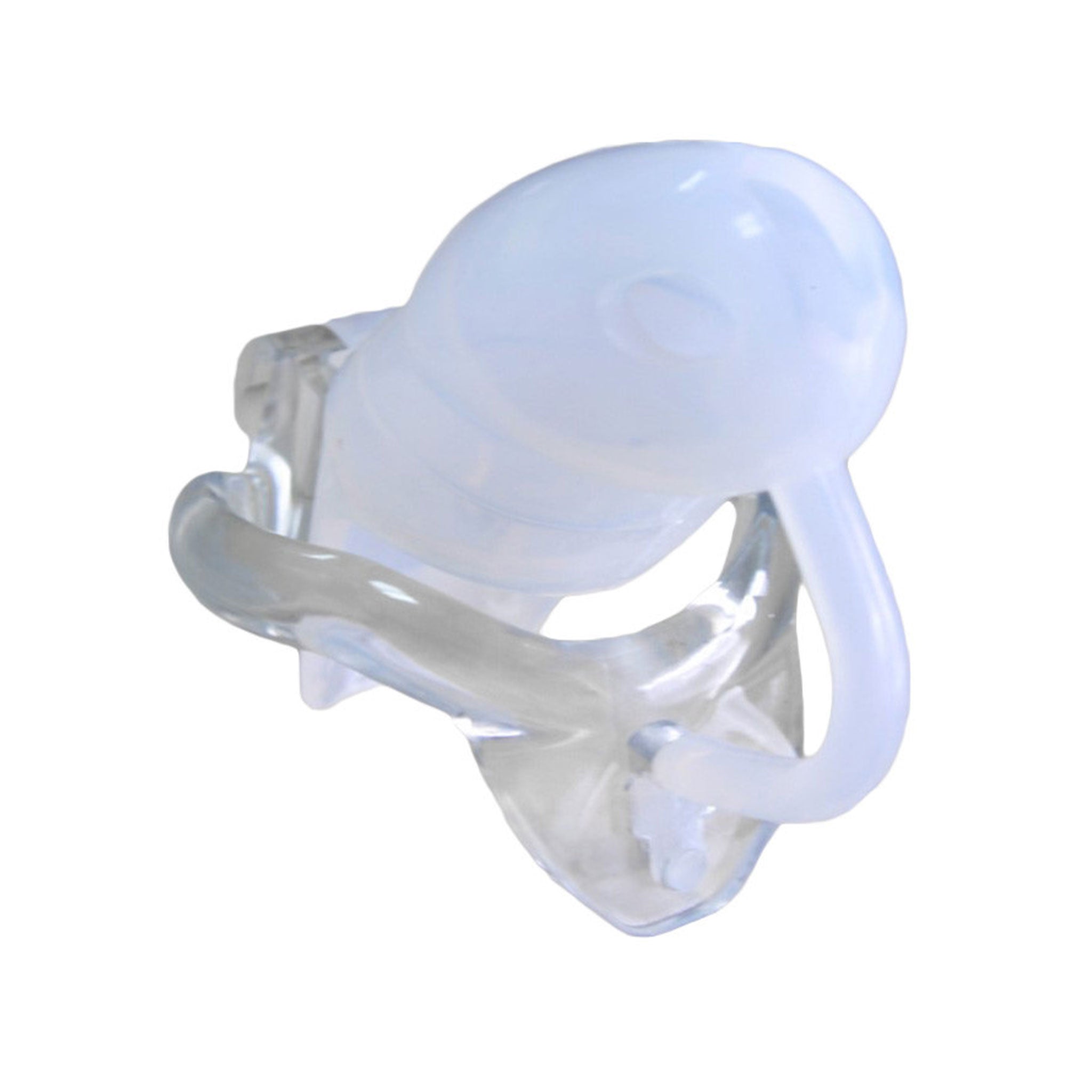 Silicone food-grade resin bio-sourced restraints cock-ring fixed-ring cock-cage cock-sheath chastity male-chastity cock-chastity lockable locking magic-lock ventilated flexible low-profile bondage bdsm bdsm-toys submission submissive slave denial cbt cock&ball cnb erection penis cock kink kinky kinky-play adult-toys male masculine masc mens clear frosted