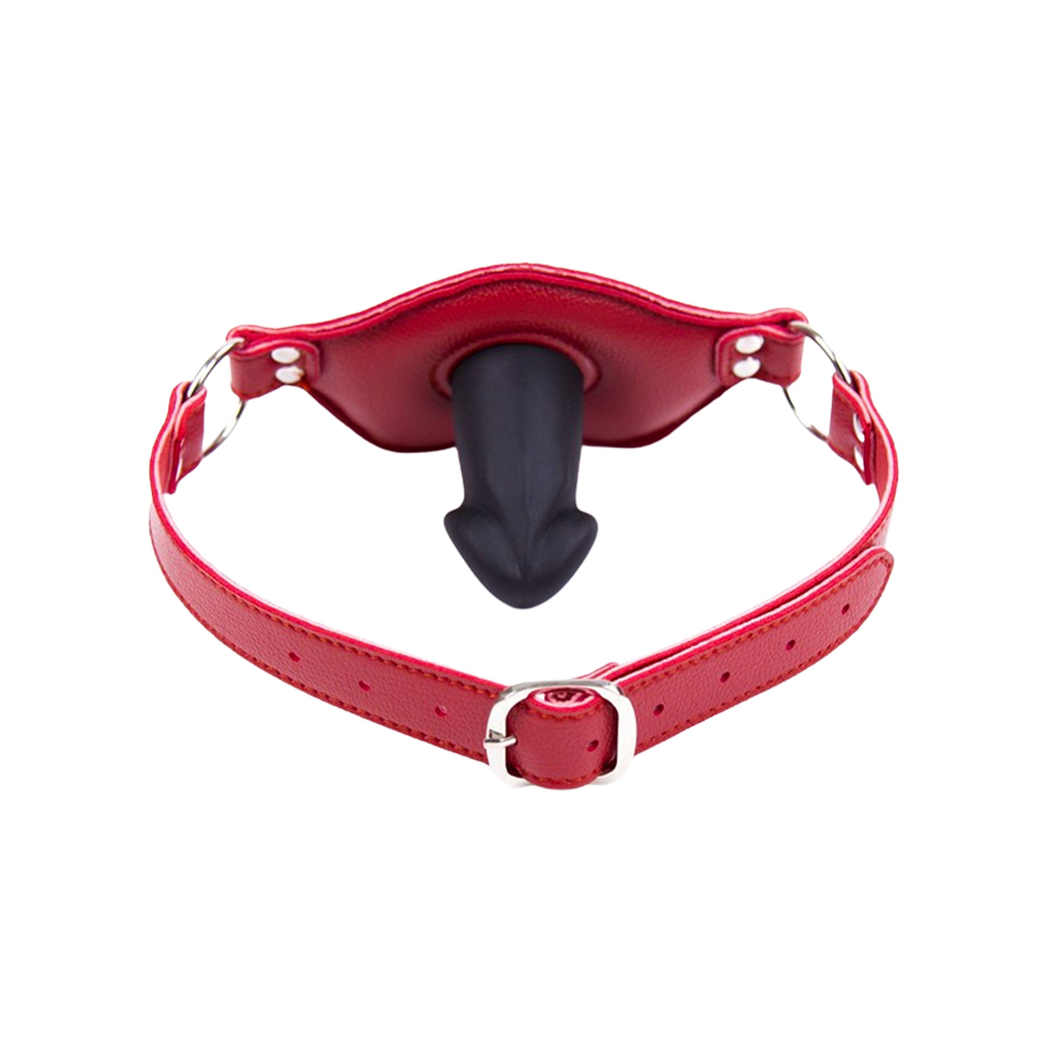 Silicone leather vegan-leather gag mouth-gag dildo-gag silence silencing lips-cap lips kissing-lips O-ring adjustable buckle big juicy luscious luscious-lips fetish fashion alt-fashion bdsm bondage sub submissive submission sissy kink kinky kinky-gear kinky-play adult-toys red black