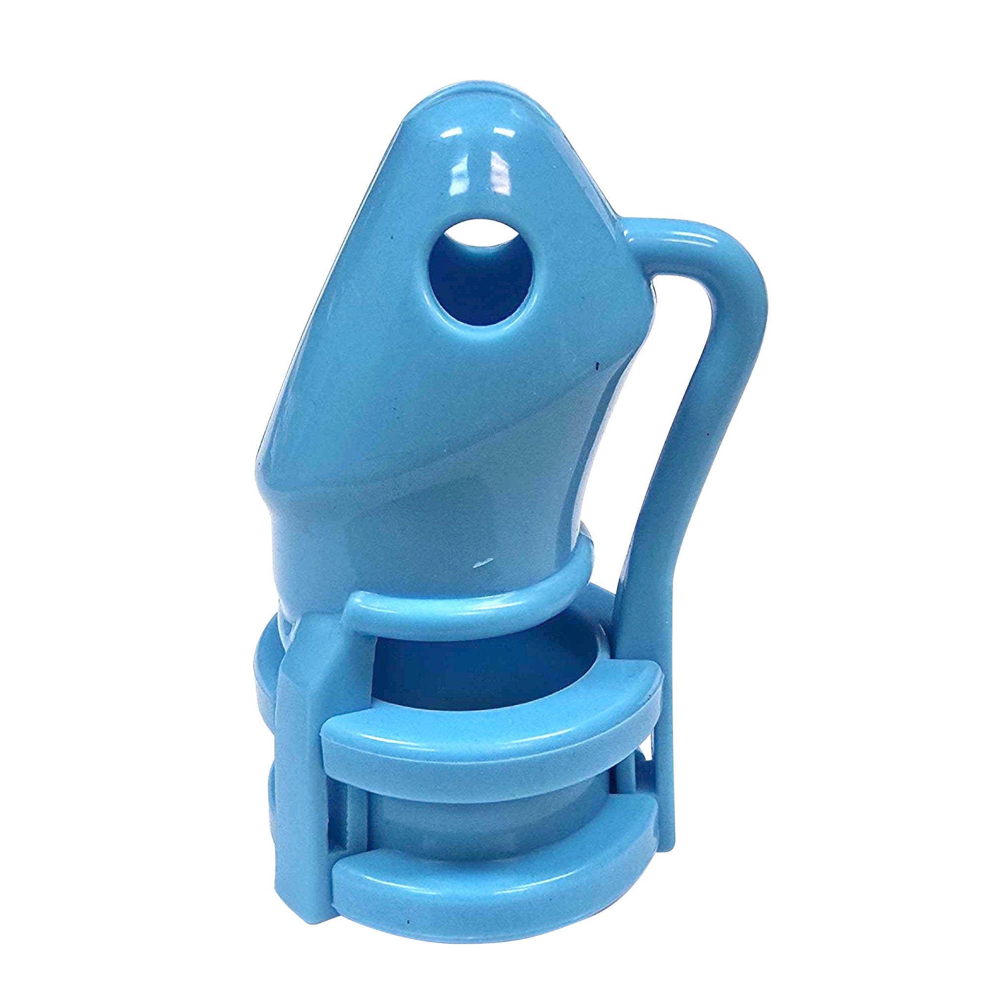 Silicone accessories cock penis cock-cage cock-ring cockring ventilated chastity male-chastity locking lockable padlock plastic-lock numbered interlocking flexible comfortable secure fetish fashion alt-fashion bdsm bdsm-toys bondage kink kinky kinky-toys adult-toys male masculine masc mens blue