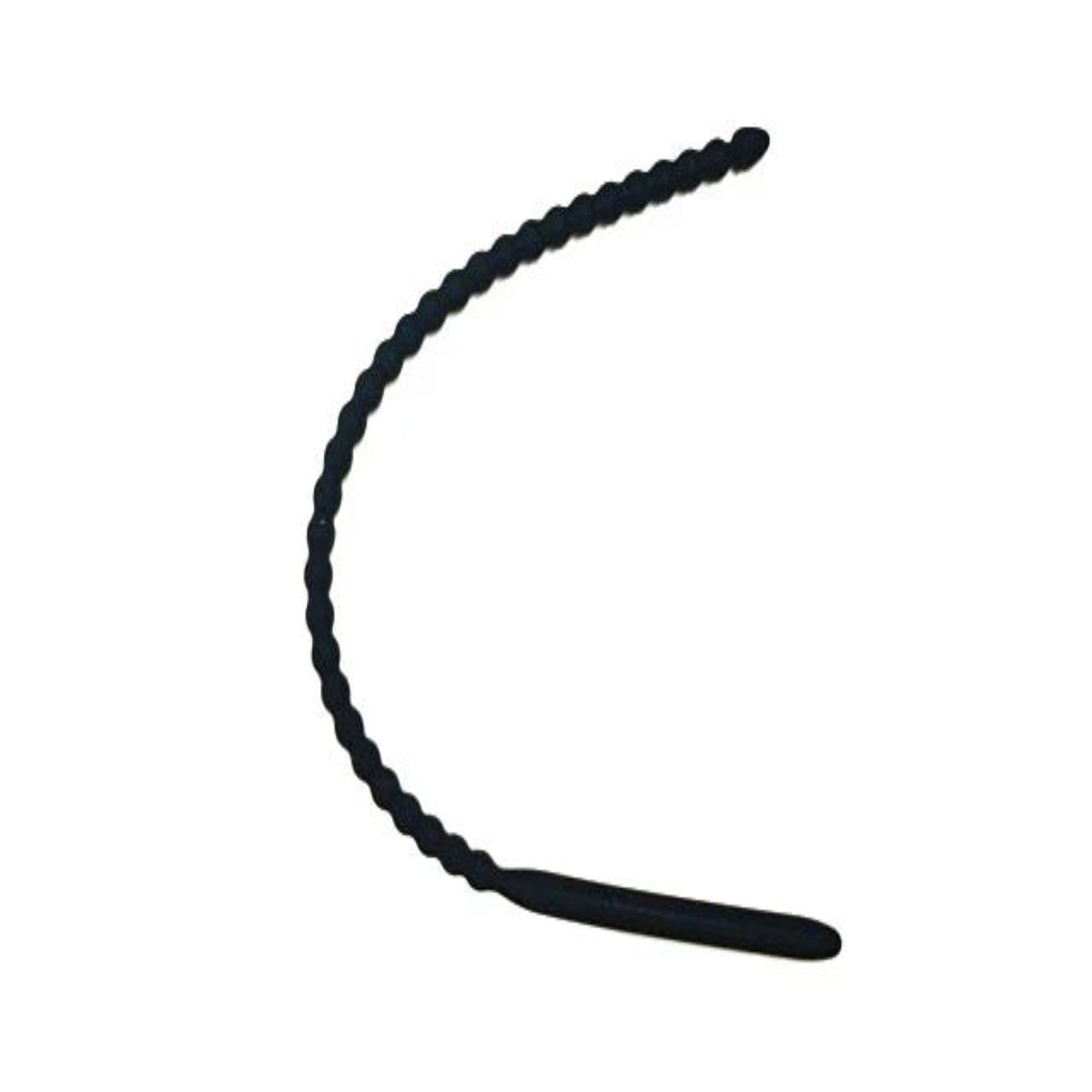 Silicone urethral plug, long beaded urethral toy, flexible insertable plug, body-safe urethral play device, beginner-friendly sounding rod.