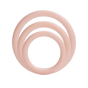 Silicone phthalate-free waterproof cock cockring cock-ring ring cock&ball cnb c&b cock-and-ball nonvibe nonvibrating non-vibe non-vibrating three-pack three-piece 3pk 3pack 3-pk 3-pak 3-pack 3pc 3-pc 3-piece enhancer stamina prolonging prolong durable versatile multi-purpose stretchy comfortable snug secure support performance bdsm bondage sensory sensation adult-toys male masculine masc ivory