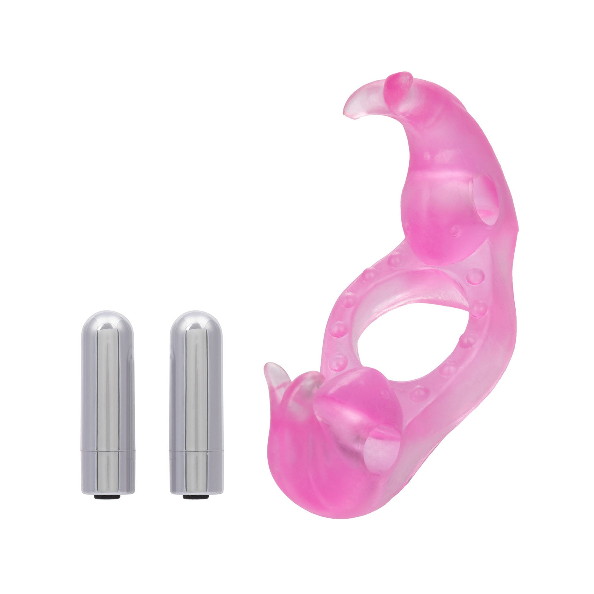TPE cock ring cockring cock-ring cock-and-ball cnb cock&ball clit clitoral clitoris vibrator vibrating vibrations vibe bullet bullets stimulator stimulating stimulation pleasure bumps fluttering couples adult-toys pink silver