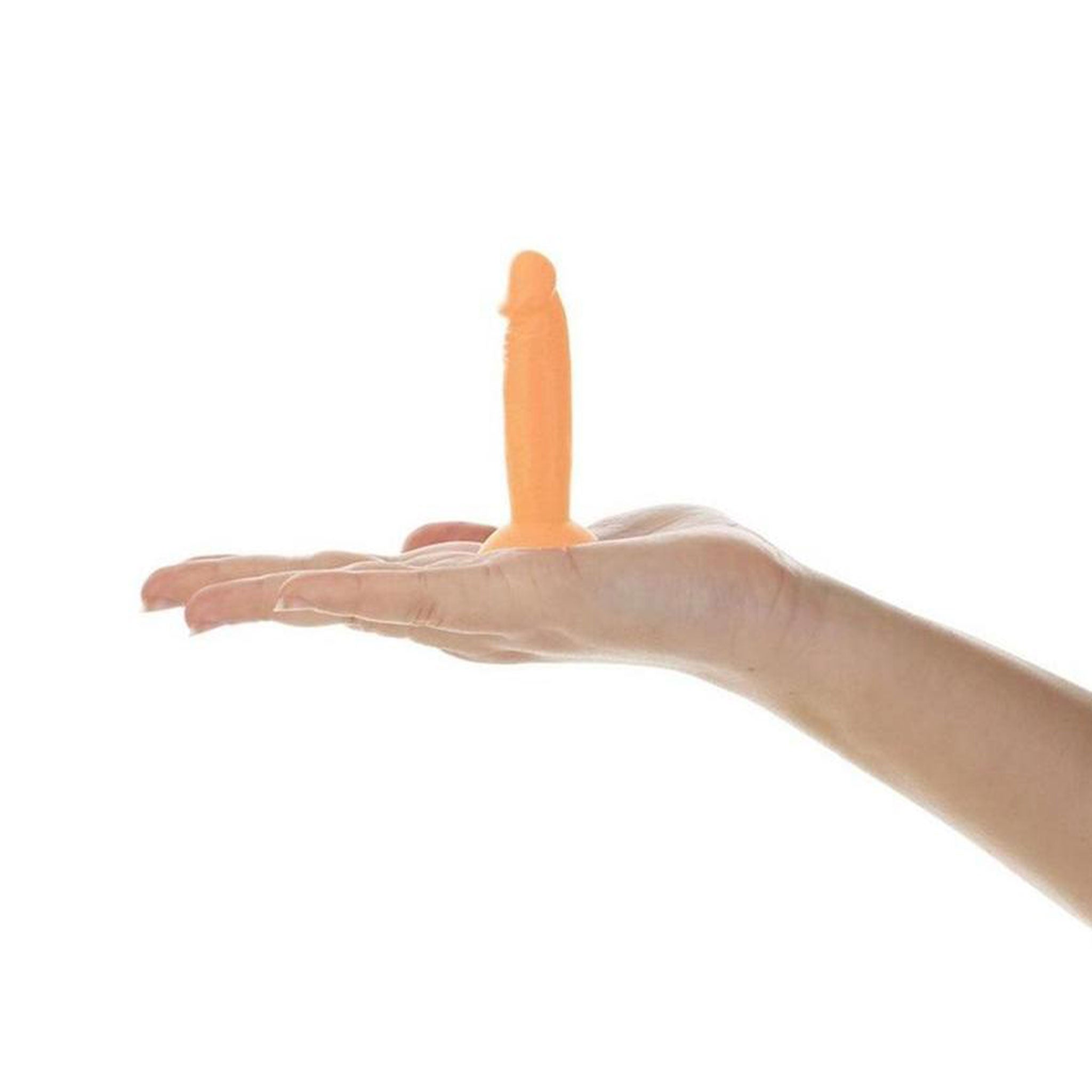 Jelly glow dildo, glow dildo, strong suction base, a silky smooth silicone texture, lifelike appearance 
