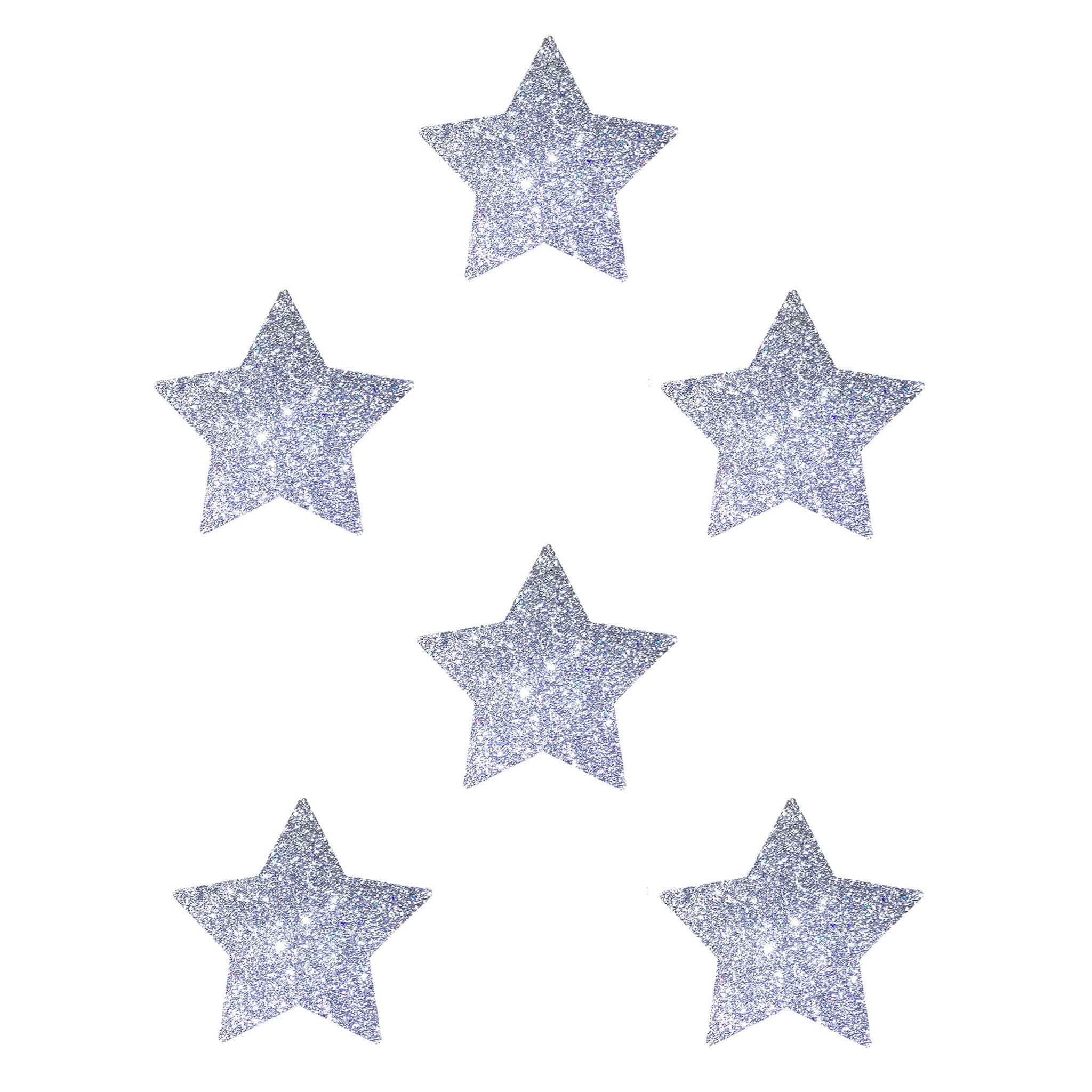 Swimsuit-fabric adhesive-backing medical-grade glitter accessories skin body-stickers body-decoration 6pk 6-pack six-pack costume-accessories festival festival-accessories pixie-dust waterproof hypoallergenic latex-free edgy shiny sparkling fashion alt-fashion alternative cyber raver-babe rave ravewear festival festivalwear poolside costume cosplay halloween bodistix unisex silver