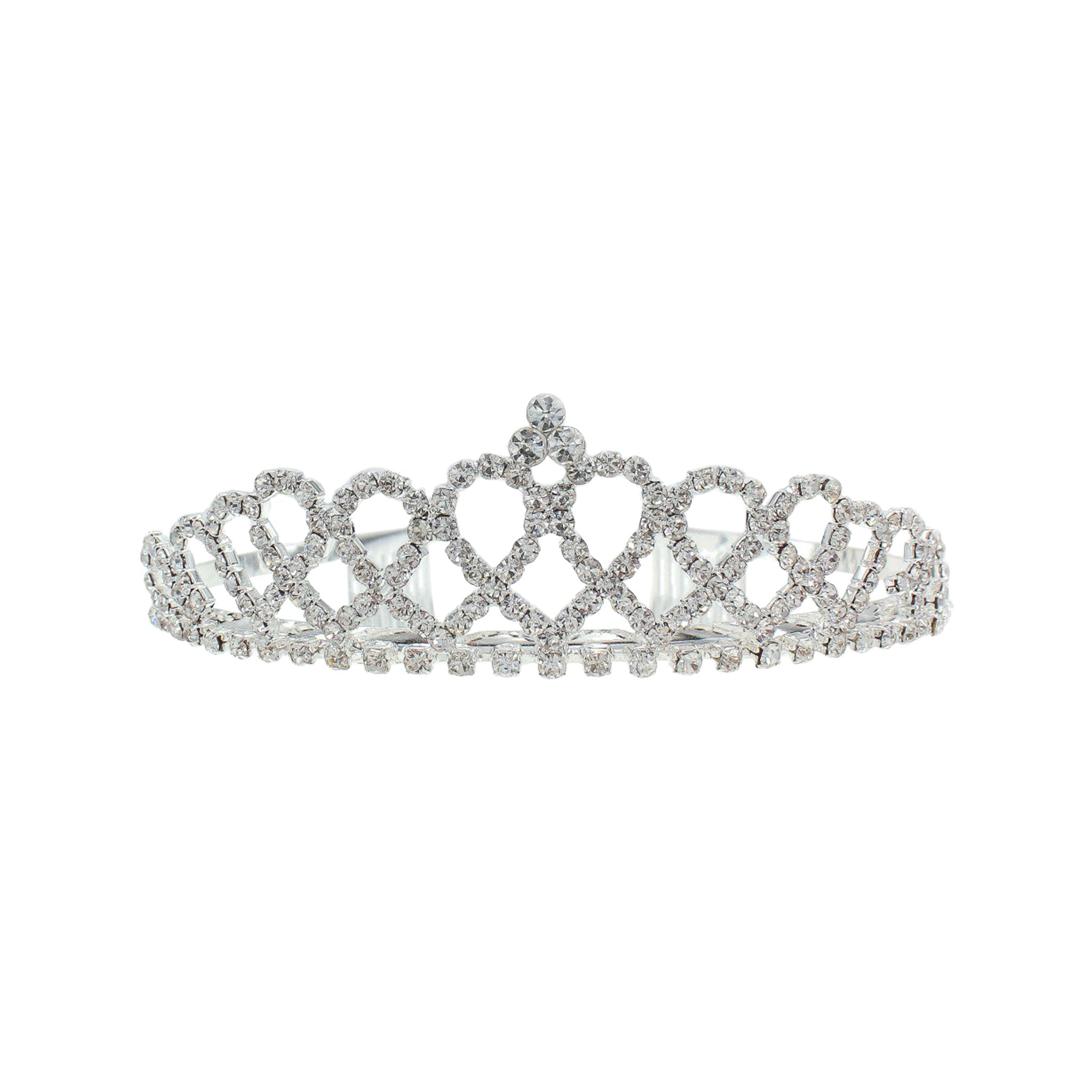 Metallic silver-plated rhinestones accessories head-gear hair-ornament tiara comb-tiara crown arm-loops side-combs exquisite encrusted flexible durable shiny sparkling fashion alt-fashion alternative bridal wedding goth gothic renfaire renaissance festival regal costume cosplay halloween halloween-accessories royalty prince princess king queen bride prom-queen female femme feminine womens unisex silver
