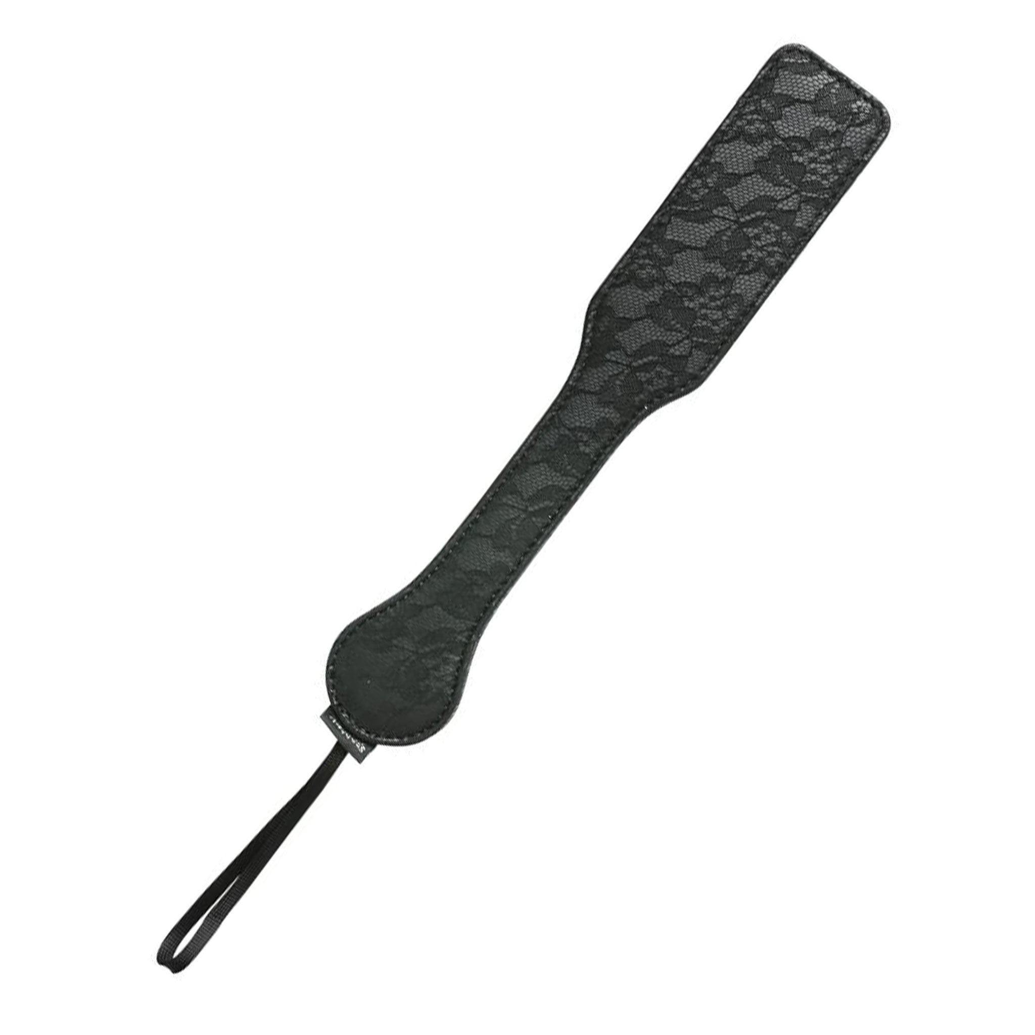 PU polyurethane polyester fiberglass nylon spandex paddle lace lace-pattern lightweight light-weight spank spanking impact impact-toys impact-play bdsm sadism masochism sadomasochism kink kinky kinky-play accessories black