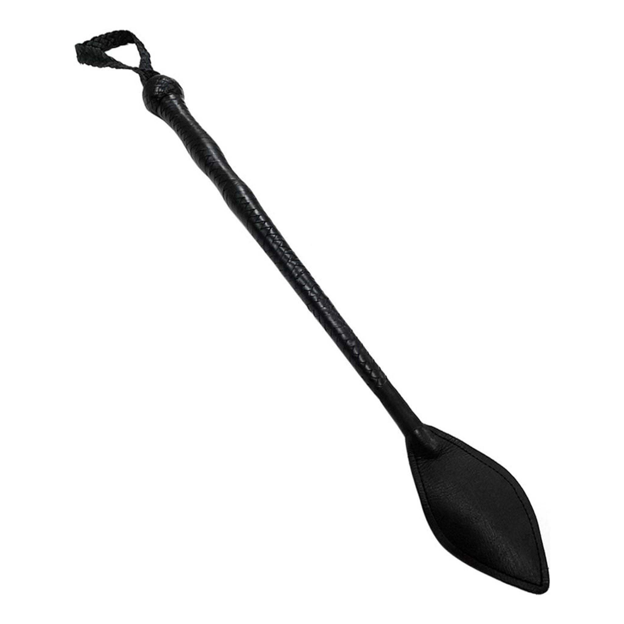 Leather genuine-leather braided-leather accessories whip slapper flexible-tip rigid-core wrist-loop variable unique fetish fashion bedroom dungeon festival bondage bdsm bdsm-toys bdsm-gear bdsm-fashion kink kinky kinky-toys kinky-play impact-play impact-toys spanking punishment discipline pain costume cosplay halloween unisex black