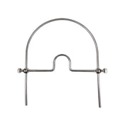 Stainless-steel gag mouth-gag metal-bit tongue-depressor depressor-bar horseshoe neck-orbit orbit adjustable sliding pressure-screw fetish fashion alt-fashion bondage bdsm kink kinky kinky-play hardcore hard-core advanced adult-toys silver
