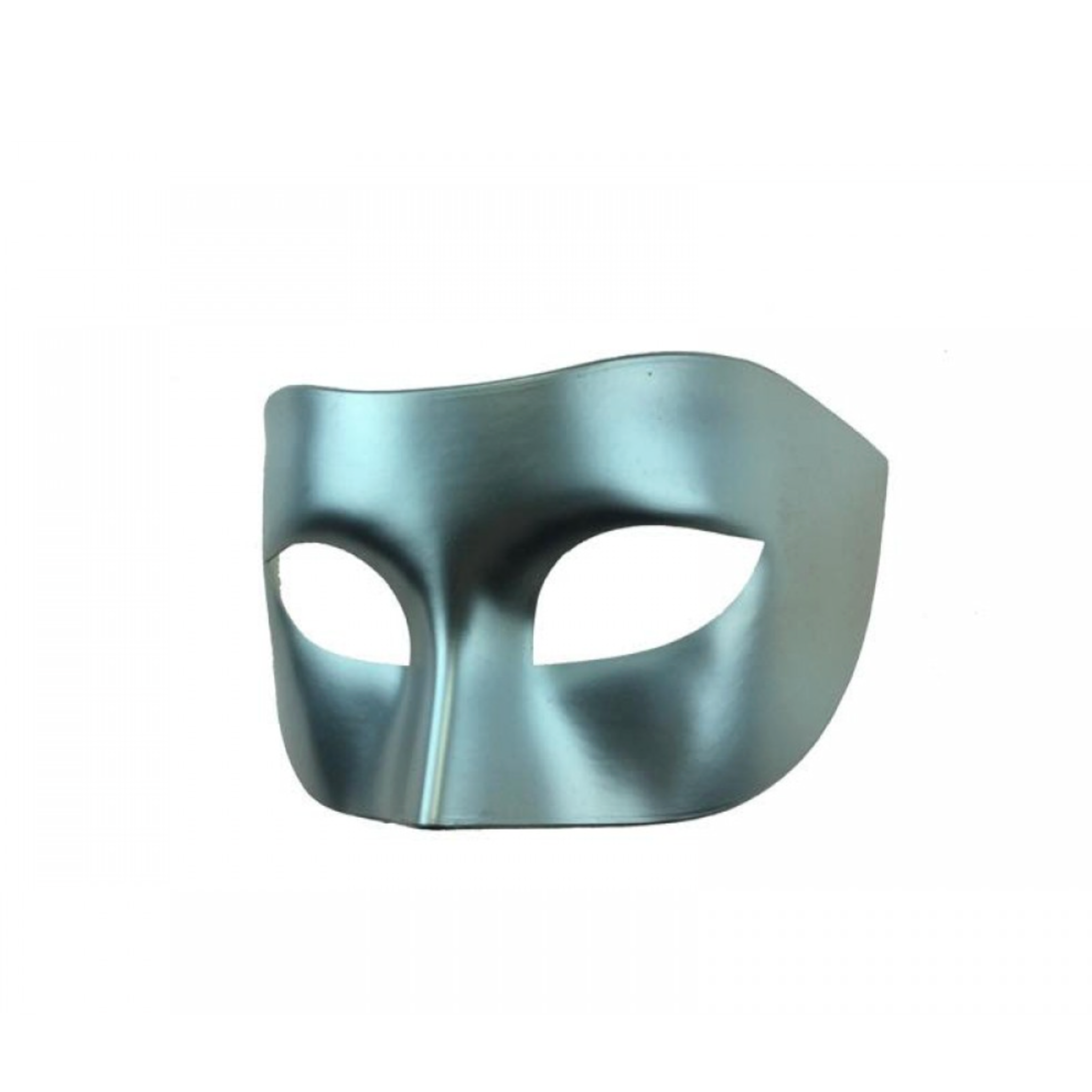 sleek silver half mask metallic sheen masquerade mask elegant costume accessory mardi gras party mask minimalist silver half face mask lightweight mysterious event accessory gothic formal mask
