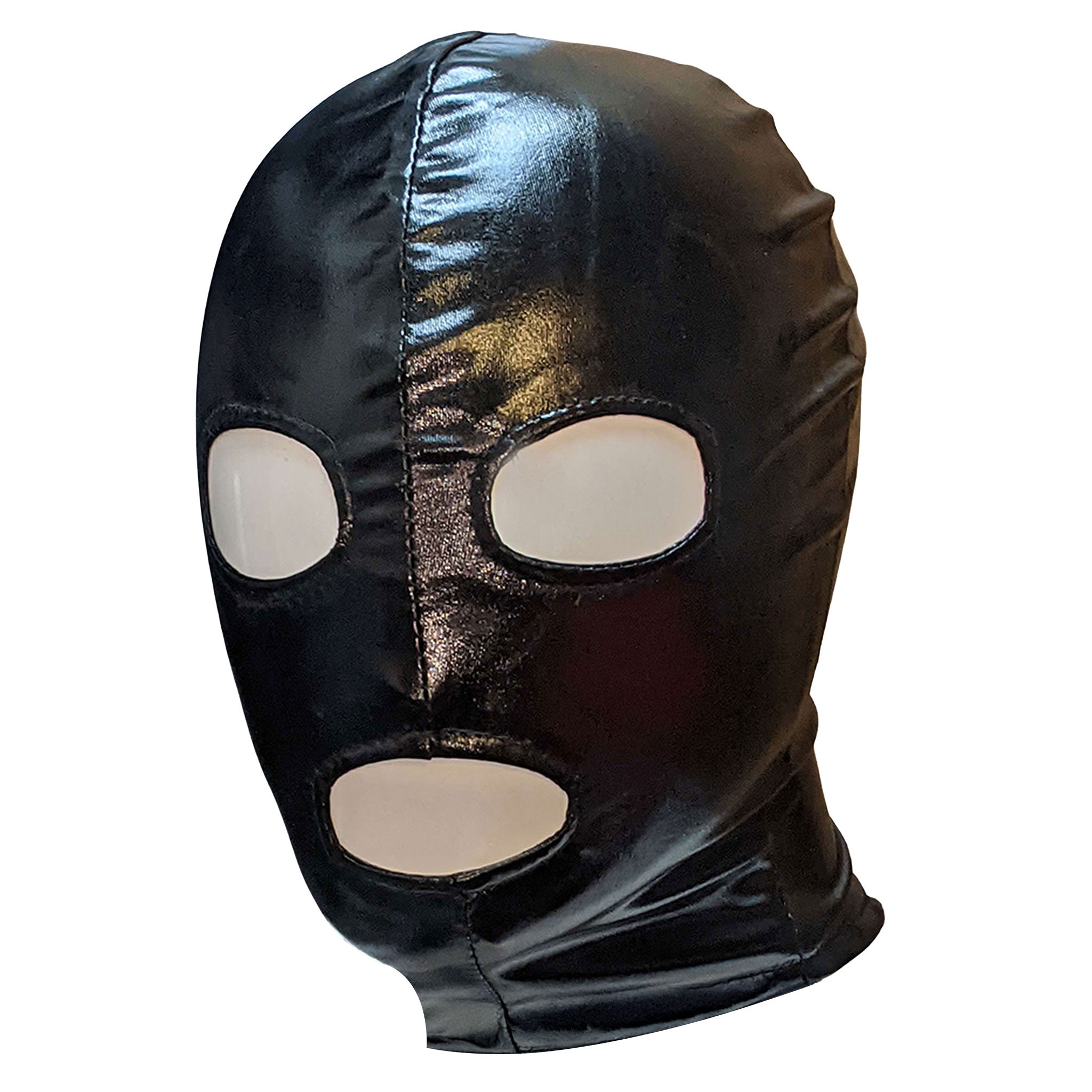 Spandex accessories headgear head-gear hood mask full-face pullon pull-on anatomical eye-opening mouth-opening open-eyes open-mouth covered-nose zipper back-zip hair-shield stretchy comfortable breathable bondage bdsm bdsm-gear sub submissive depersonalization kink kinky kinkwear kinky-play costume cosplay halloween unisex adult-toys black