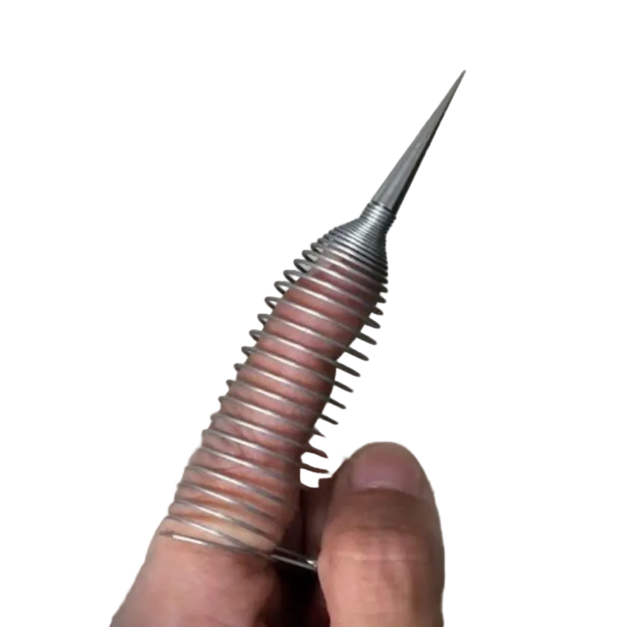 Spiked finger sleeve, steel finger claw, sensation play tool, BDSM finger accessory, bondage and fetish play spike, erotic stimulation sleeve