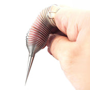 Stainless-steel accessories finger finger-sleeve finger-coil finger-probe finger-teaser steel-coil spike spiked claw erotic erotic-stimulation fetish fashion fetish-play bondage bondage-tools bdsm bdsm-toys bdsm-play kink kinky kinky-toys kinky-play sensory sensory-toys sensory-play sensation-play tease scratch nipple nipple-play pinch medical medical-toys medical-play costume cosplay halloween adult-toys unisex silver