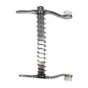 Stainless-steel rubber accessories mouth-gag spring-gag mouth-spreader rubber-feet coiled-spring fetish fashion alt-fashion alternative bedroom dungeon fetishwear durable comfortable bondage bdsm bdsm-gear bdsm-fashion bdsm-toys kink kinky kinky-toys kinky-play oral-play costume cosplay halloween unique medical sissy unisex silver