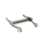 Stainless-steel rubber accessories mouth-gag spring-gag mouth-spreader rubber-feet coiled-spring fetish fashion alt-fashion alternative bedroom dungeon fetishwear durable comfortable bondage bdsm bdsm-gear bdsm-fashion bdsm-toys kink kinky kinky-toys kinky-play oral-play costume cosplay halloween unique medical sissy unisex silver