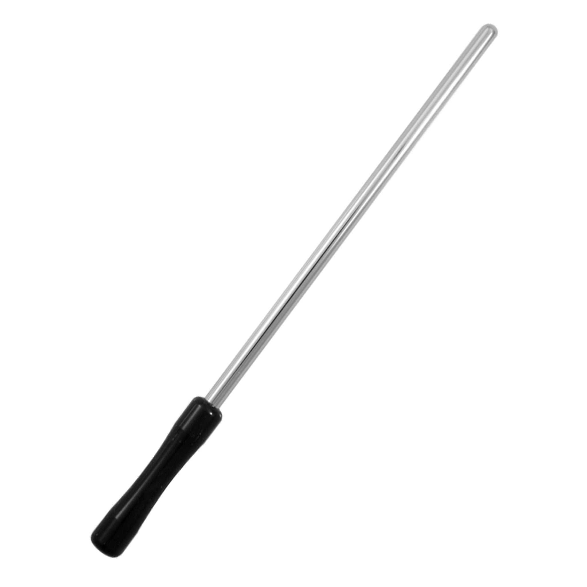 Stainless steel 316 urethral dilator penis sound wand uni-polar shocking medical kink kinky kinky-play electro electro-sex stim stimulator stimulation bdsm sadism masochism sadomasochism 5mm black silver