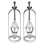 Stainless-steel accessories nipple nipple-play stretch stretching pinch pinching extending nipple-stretcher frame open-frame clover-clamp nipple-clamp adjustable screw-adjustable wing-nut bdsm bondage sadism masochism pain tension elaborate kink kinky kinky-toys kinky-play unisex adult-toys silver