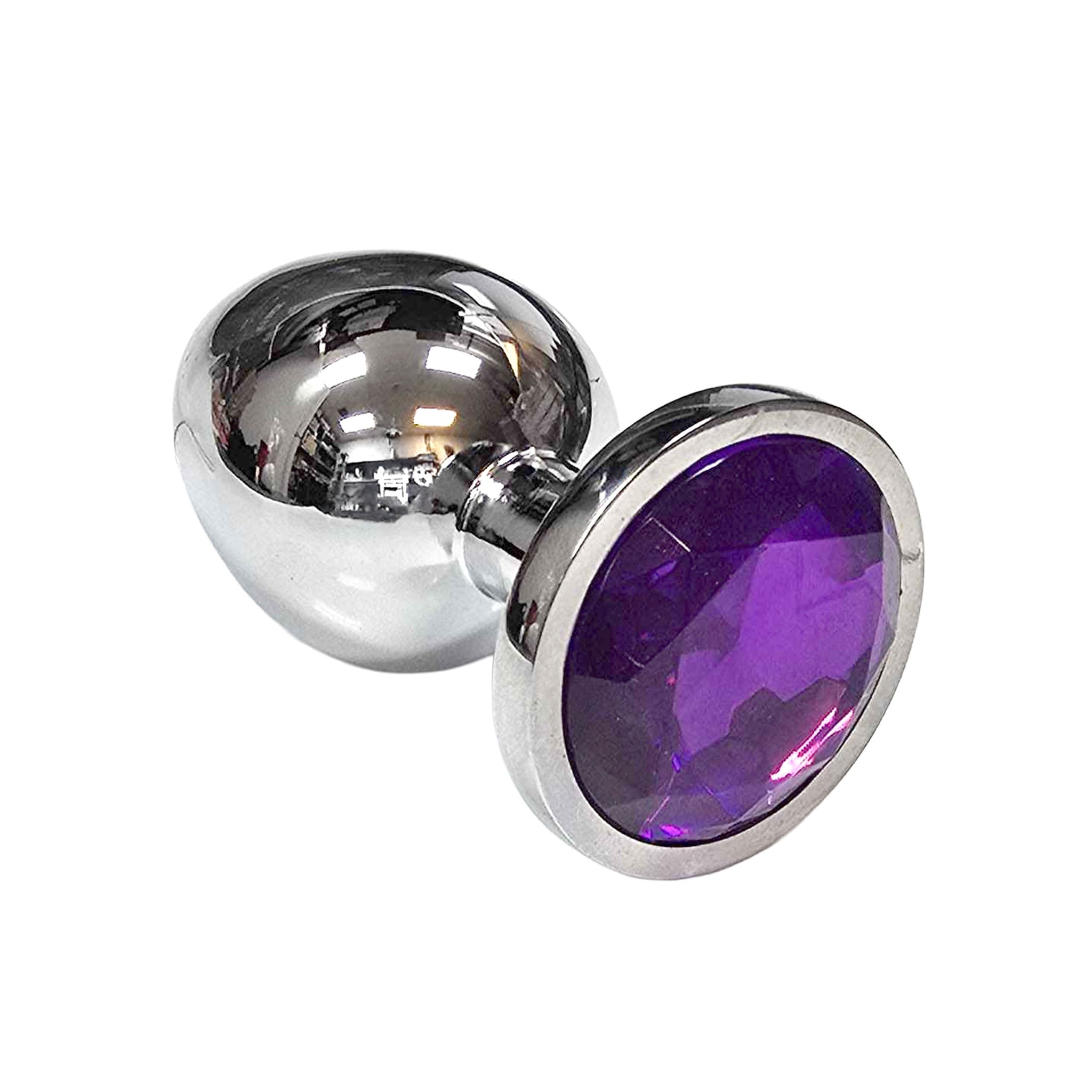 Stainless Steel Round Jeweled Butt Plug Fetish Factory Stainless Steel Round Jeweled Butt Plug Fetish Factory