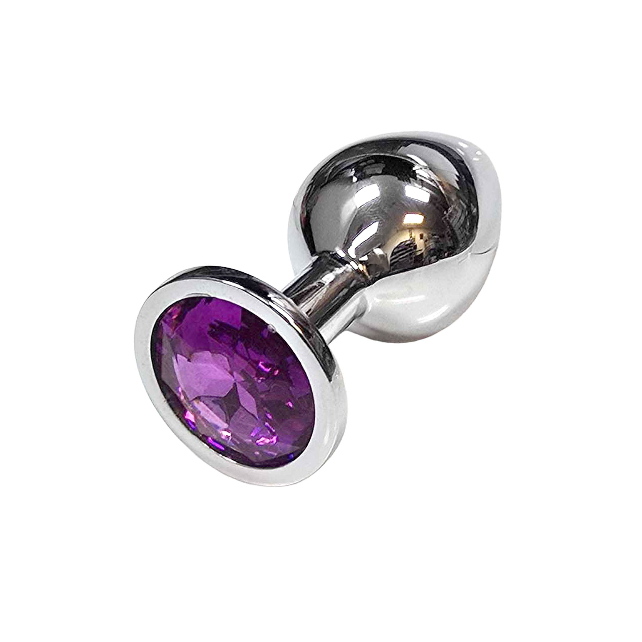 Stainless Steel Round Jeweled Butt Plug Fetish Factory Stainless Steel Round Jeweled Butt Plug Fetish Factory