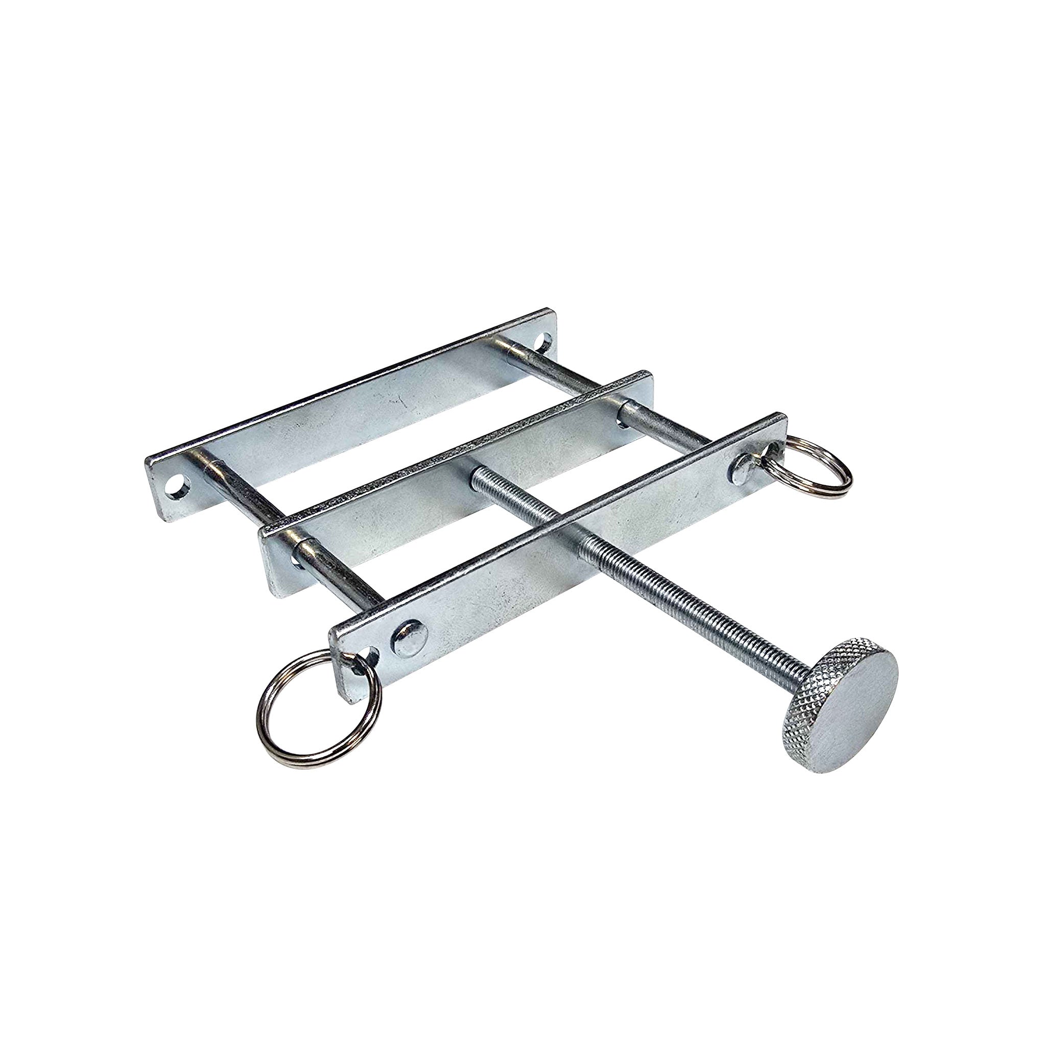 Stainless-steel medical medcal-toys cock ring cockring cock-ring cbt cock-and-ball cnb cock&ball nipple nipple-play nonvibe nonvibrating non-vibe non-vibrating penis scrotum breast smash crush twisting-screw pressure sensation sensitive weighted keyring key-ring bdsm bondage sadism masocihsim sadomasochism kink kink kinky-play pain adult-toys silver