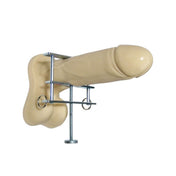 Stainless-steel medical medcal-toys cock ring cockring cock-ring cbt cock-and-ball cnb cock&ball nipple nipple-play nonvibe nonvibrating non-vibe non-vibrating penis scrotum breast smash crush twisting-screw pressure sensation sensitive weighted keyring key-ring bdsm bondage sadism masocihsim sadomasochism kink kink kinky-play pain adult-toys silver