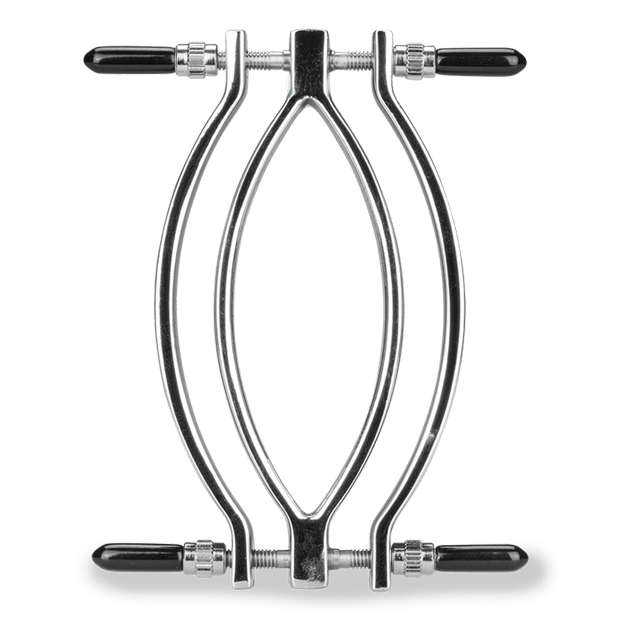Stainless-steel accessories chastity female-chastity clamp pussy-clamp outer-labia inner-labia adjustable thumbscrews thumb-screws durable hygienic teasing fetish bondage bdsm bdsm-toys bdsm-fashion kink kinky kinky-toys extreme medical medical-toys medical-play labia-play pussy-play adult-toys silver