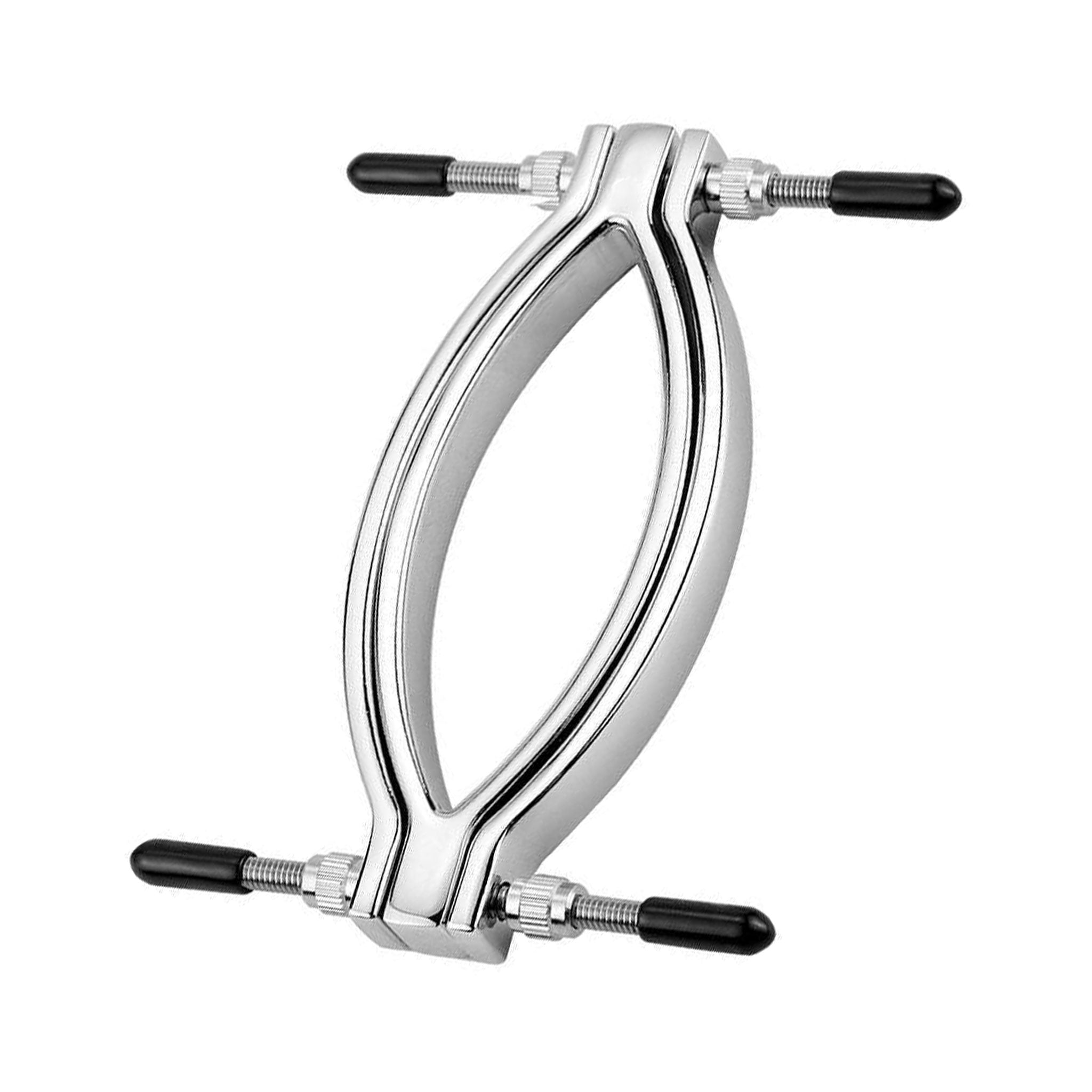 Stainless-steel accessories chastity female-chastity clamp pussy-clamp outer-labia inner-labia adjustable thumbscrews thumb-screws durable hygienic teasing fetish bondage bdsm bdsm-toys bdsm-fashion kink kinky kinky-toys extreme medical medical-toys medical-play labia-play pussy-play adult-toys silver