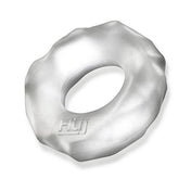 Silicone tpr blend accessories cockring cock-ring cnb fractal tactile stretchy long-play big-bulge non-rolling no-roll velvety-finish comfortable male masculine masc guys dudes adult-toys ice clear-ice clear