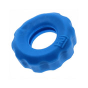 Silicone tpr accessories cockring cock-ring c-ring cnb action-ring lube-channel inner-curve ball-stretching gradual 3pk 3pack 3-pack three-pack non-rolling comfortable stability secure-fit stretchy flexible huj hunkyjunk adult-toys blue teal teal-ice