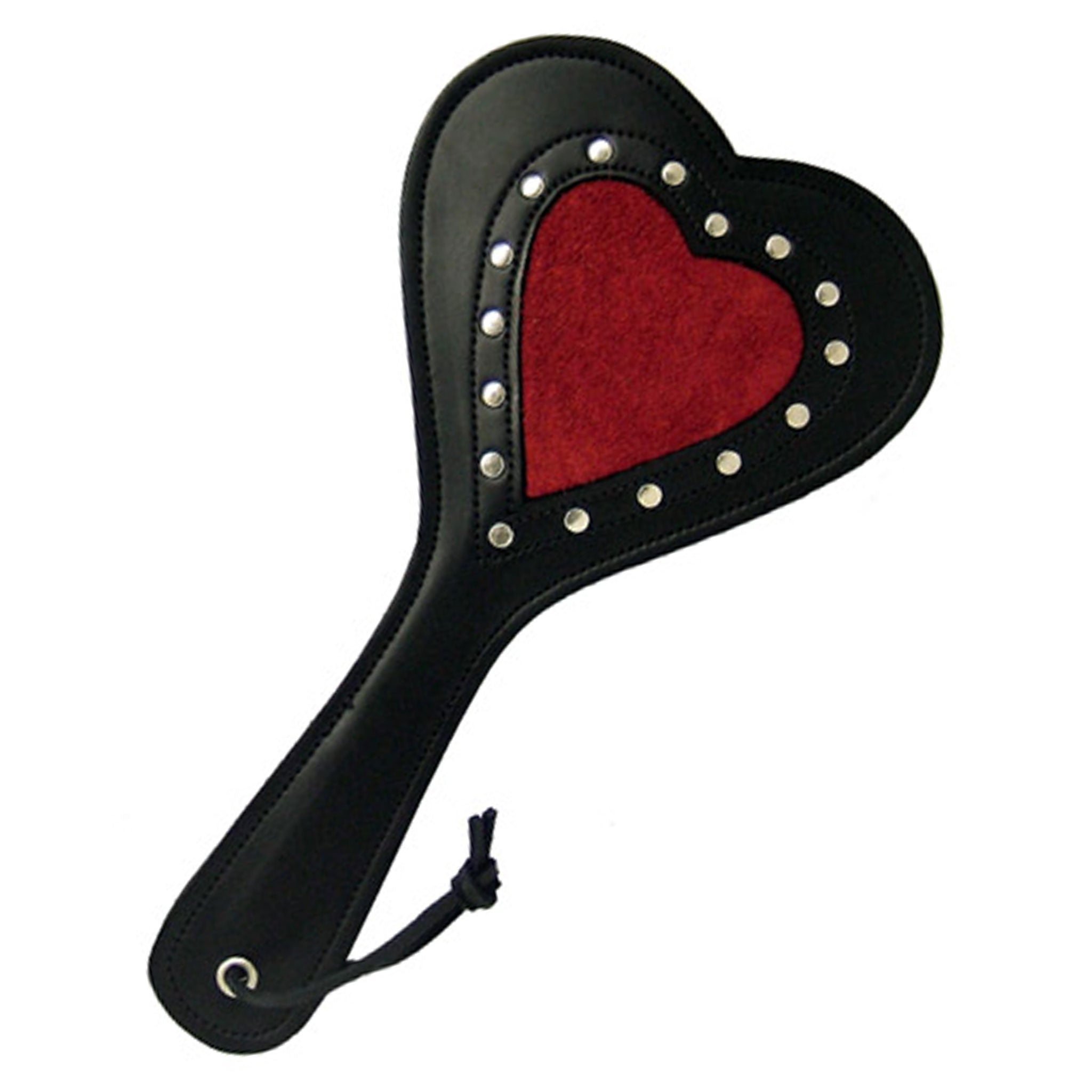 Leather genuine-leather accessories paddle heart-shaped furry-heart bondage bdsm bdsm-gear bdsm-toys kink kinky kinky-play kinky-toys impact impact-play impact-toys sadism sadist masochist masochism sadomasochist sadomasochism spanking pain discipline gifts valentines be-mine adult-toys unisex red black-and-red