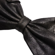 PU leather studded studs metal metallic tie necktie bowtie bow-tie adjustable goth gothic vintage steampunk punk alt-fashion accessories costume cosplay halloween black brown dark-brown