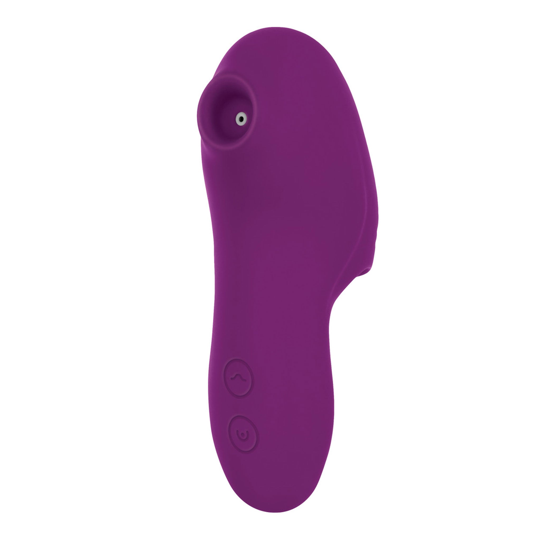 Silicone ABS plastic chrome vibrator vibrating vibration vibe clit clitoris clitoral stimulator stimulation stimulating sucking sucker suck finger finger-mounted mounted adult-toys purple
