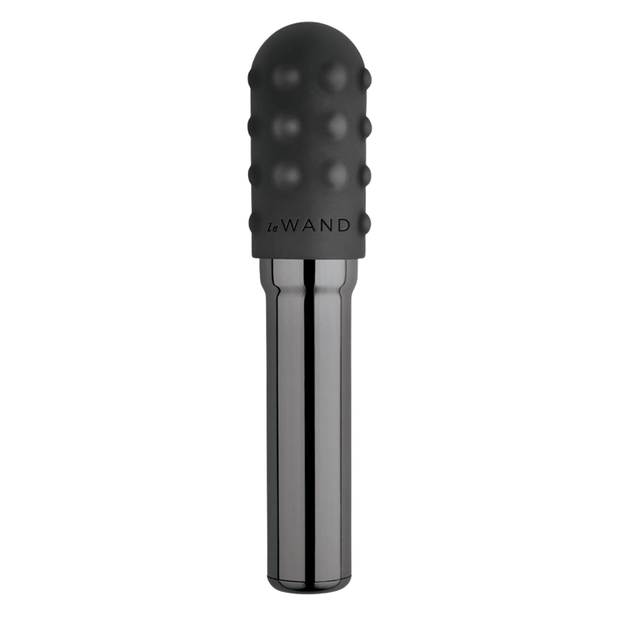 Metallic vibrator vibrating vibration vibe bullet ring silicone sleeve detachable clit clitoral stimulator stimulation adult-toys black