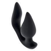 Silicone ABS-plastic anal-vibe vibe vibrator vibrating vibration clit clitoris clitoral stimulator stimulation stim anal-plug anal-probe buttplug remote-control hands-free multi-play multi-function tapered elegant petal-shape rocker-base double-sided dual-sided flexible dual-motor waterproof submersible kink kinky kinky-play kinky-toys adult-toys black