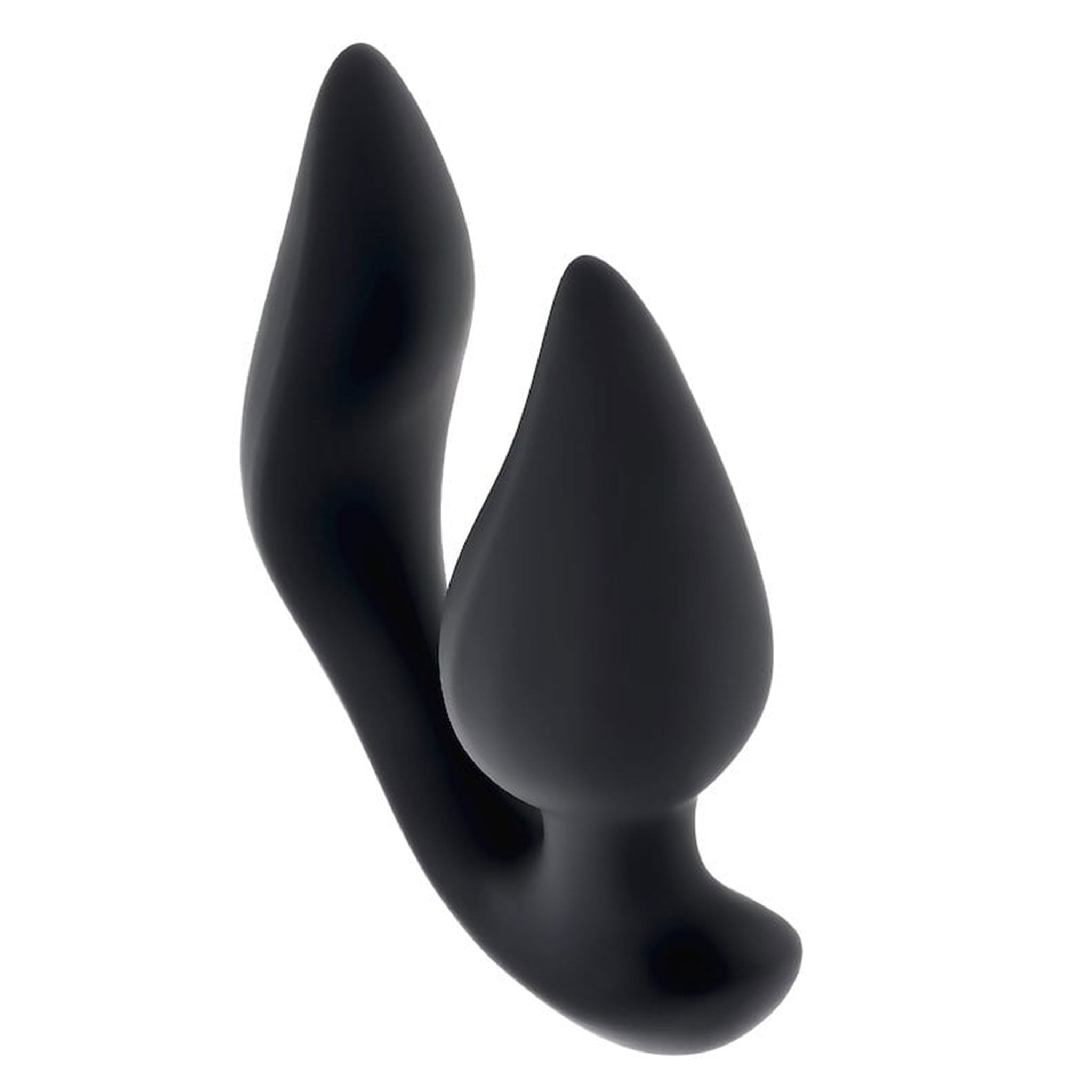 Silicone ABS-plastic anal-vibe vibe vibrator vibrating vibration clit clitoris clitoral stimulator stimulation stim anal-plug anal-probe buttplug remote-control hands-free multi-play multi-function tapered elegant petal-shape rocker-base double-sided dual-sided flexible dual-motor waterproof submersible kink kinky kinky-play kinky-toys adult-toys black