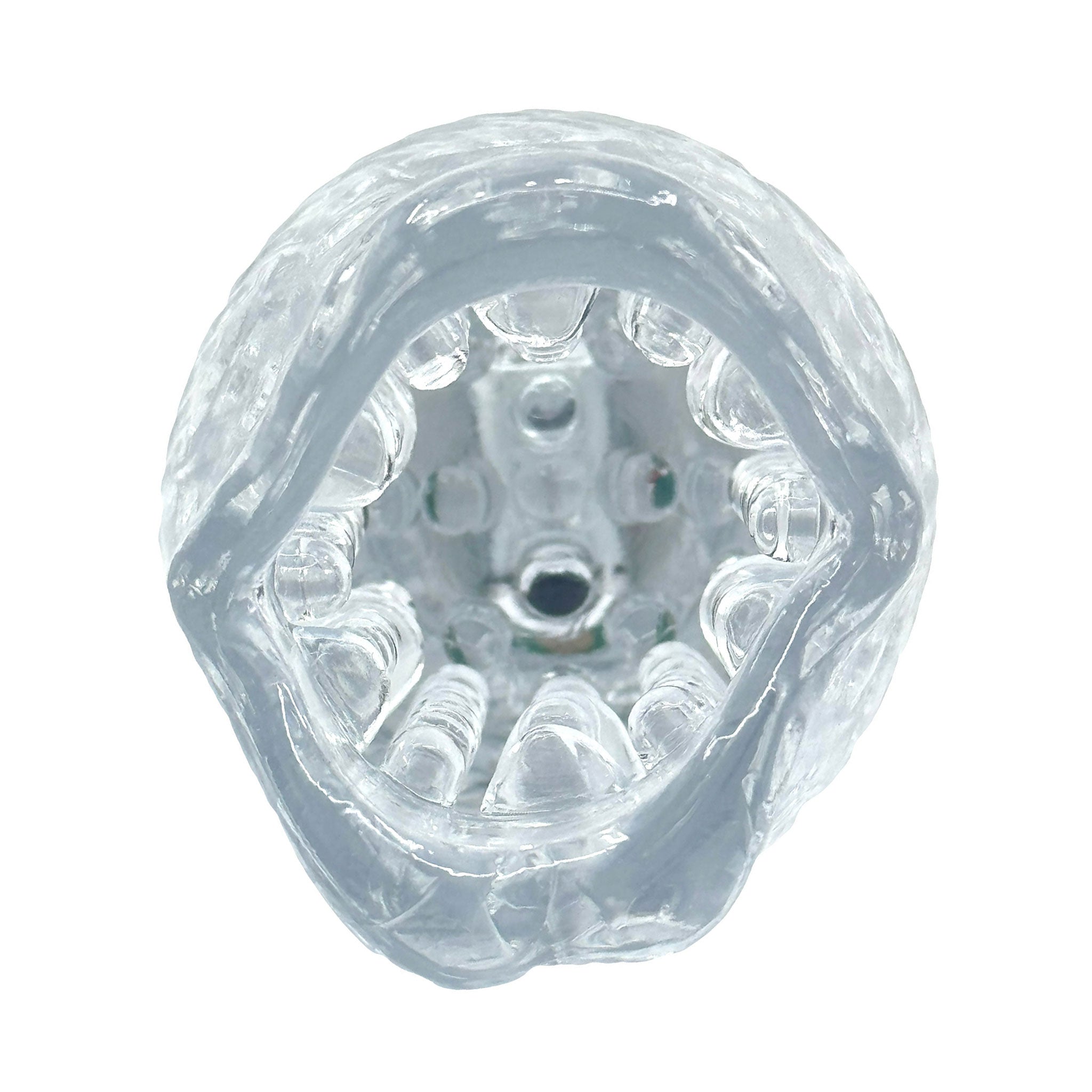 ABS-plastic TPE stimulator stim stimulating stimulation vibrator vibrating vibration stroker masturbator masturbation rotating bi-rotational 360-degree tornado 3d-texture internal-texture sleeve flat-nubs texture-sleeve mouth-opening lips-opening full-lips handheld hand-held blow-job blowjob oral-sex delay-trainer solo-play solo-sessions couples couples-play usb-rechargeable portable stretchy adult-toys gawkgawk gawk-gawk 3000 gawkgawk-3000 black clear