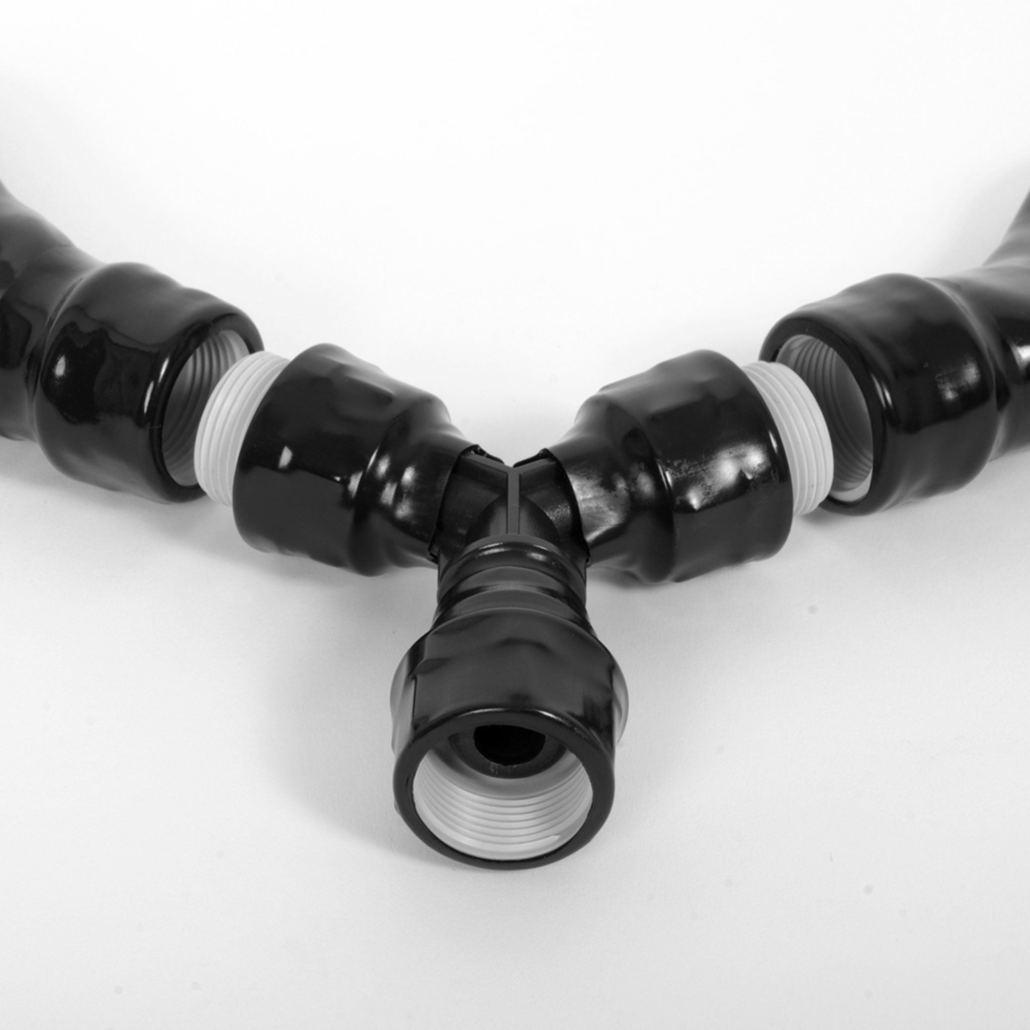 Polyamide plastic latex rubber accessories hose threaded connector-piece connector connection male-plug female-plug essential uro urine urophilia uro-bag urine-bag piss-bag breathing-mask respiratory-bag bizarre fetish fashion alt-fashion bdsm bdsm-fashion bondage kink kinky kinky-play water-sports black