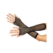 Triangle net arm warmers black fingerless fishnet sleeves gothic punk festival cosplay accessory nylon spandex stretch hosiery Fetish Factory
