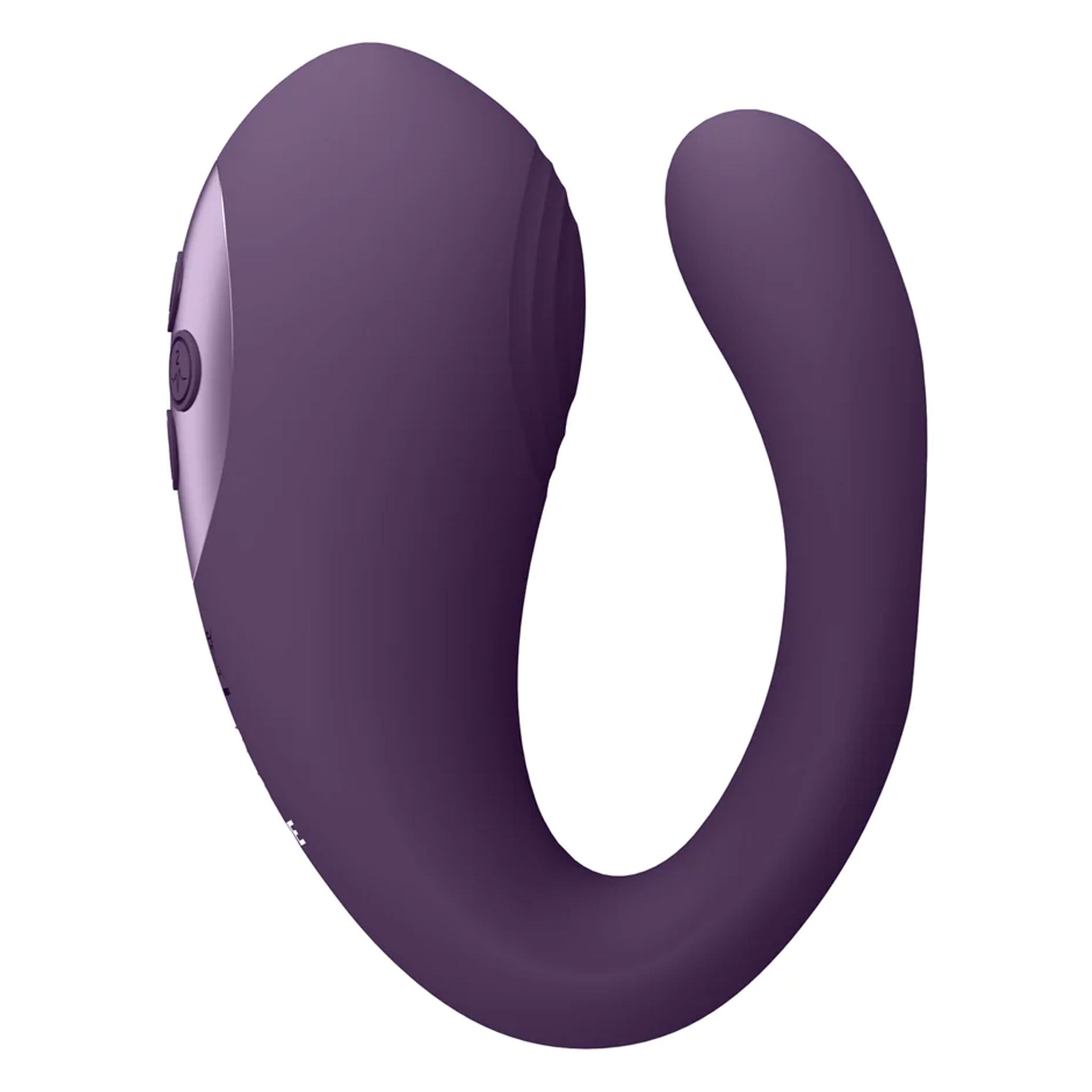 Silicone ABS-plastic medical-grade phthalate-free accessories insertable vibrator vibrating vibration vibe clit clitoral clitoris stim stimulating stimulator stimulation g-spot independent-motor triple-motor dual-prong pulse-wave whisper-quiet usb-rechargeable waterproof pleasure female femme feminine womens adult-toys purple