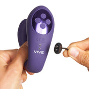 Silicone ABS-plastic medical-grade phthalate-free accessories insertable vibrator vibrating vibration vibe clit clitoral clitoris stim stimulating stimulator stimulation g-spot independent-motor triple-motor dual-prong pulse-wave whisper-quiet usb-rechargeable waterproof pleasure female femme feminine womens adult-toys purple