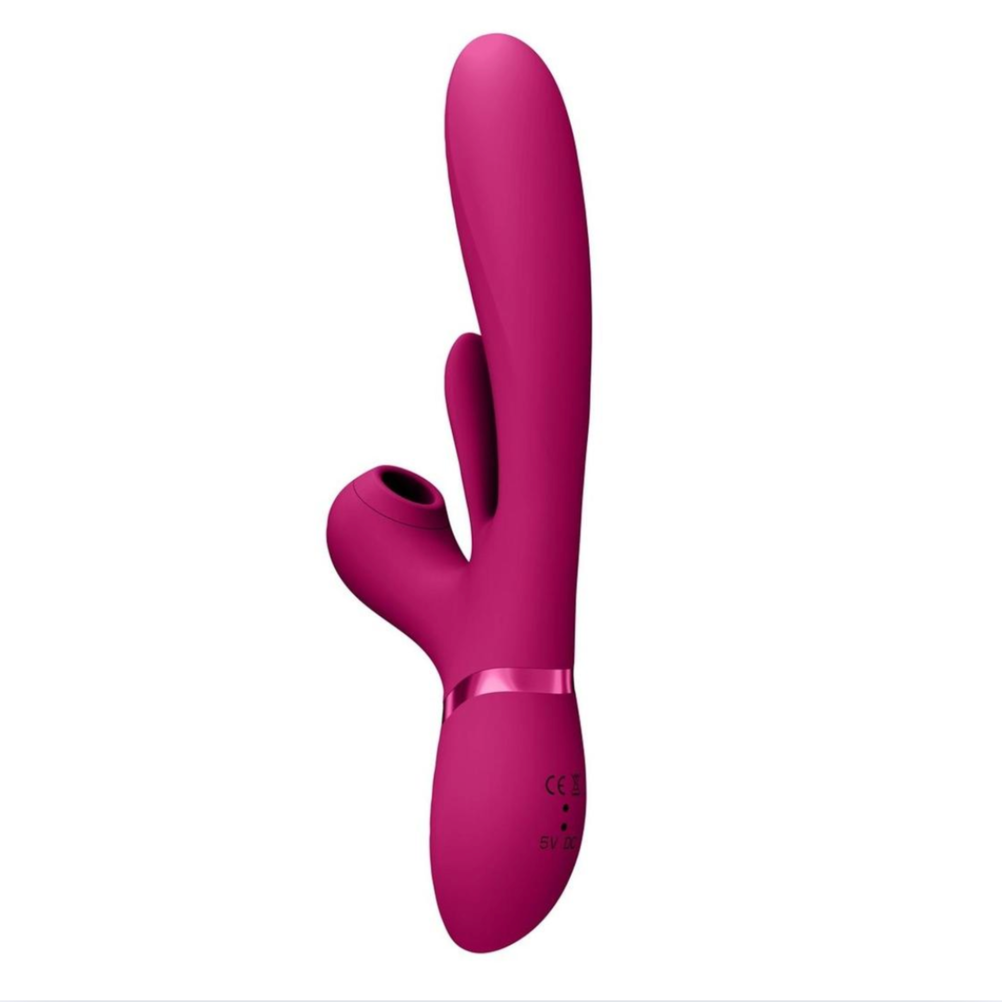 Pink Triple Motor G-Spot Flapper Vibrator with advanced thrusting and airwave technology.