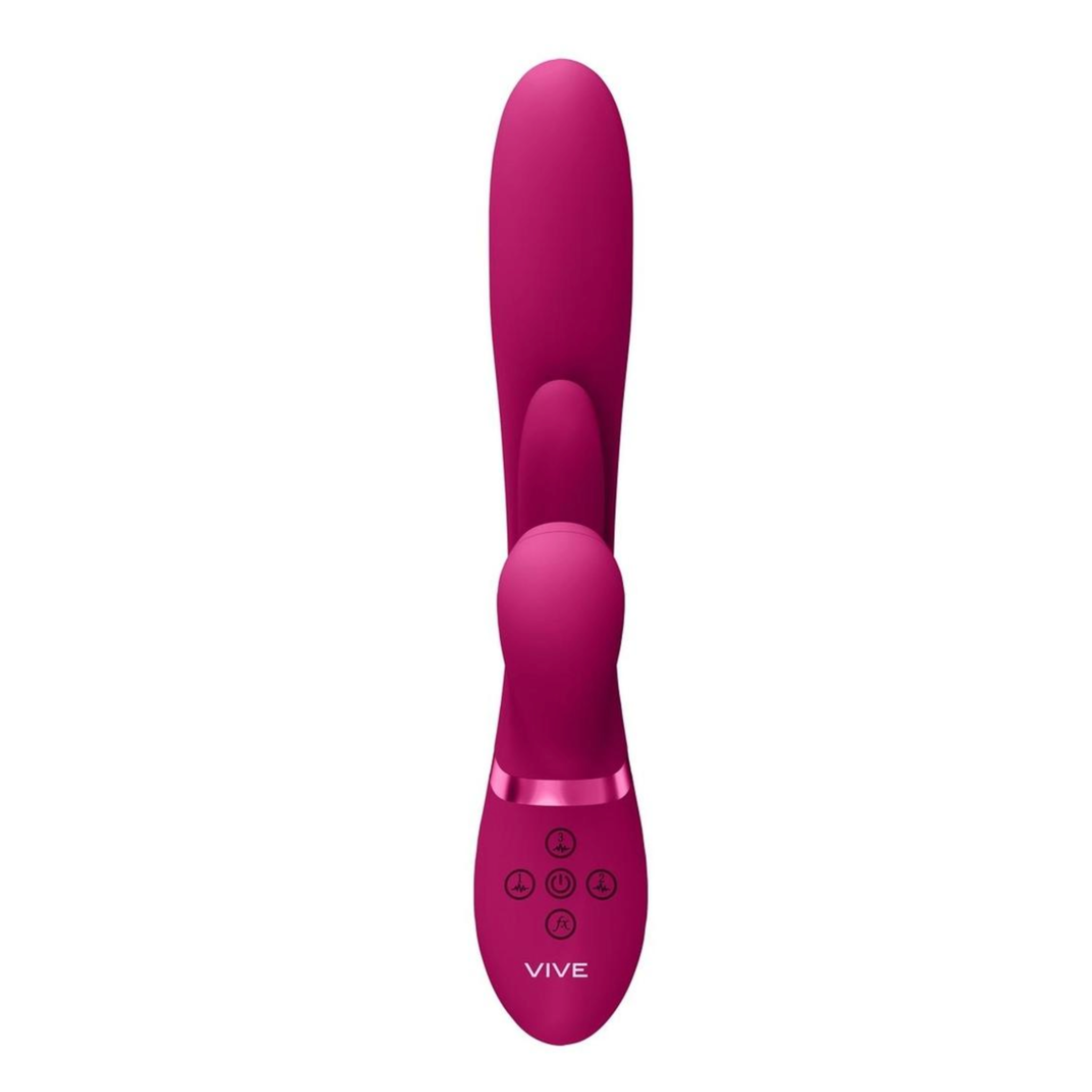 Pink Triple Motor G-Spot Flapper Vibrator with advanced thrusting and airwave technology.