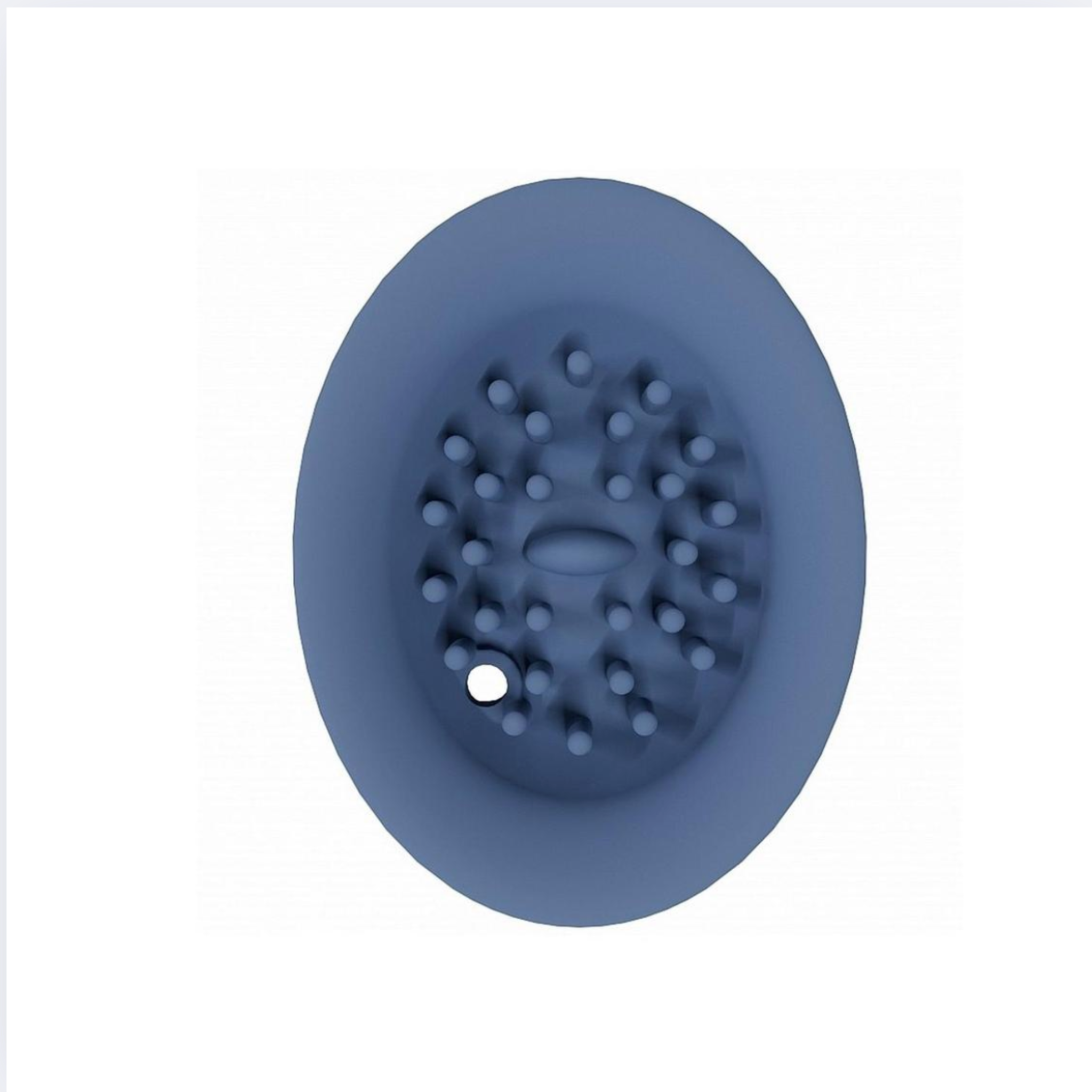 Twitch 3 G-spot suction and tongue vibrator in blue for intense pleasure and comfort.