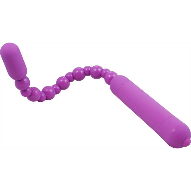 Voodoo pleasure wand vibrator lavender, 7-function waterproof vibrator, adjustable head vibrator, lavender silicone vibrator, waterproof wand, multi-function vibrator