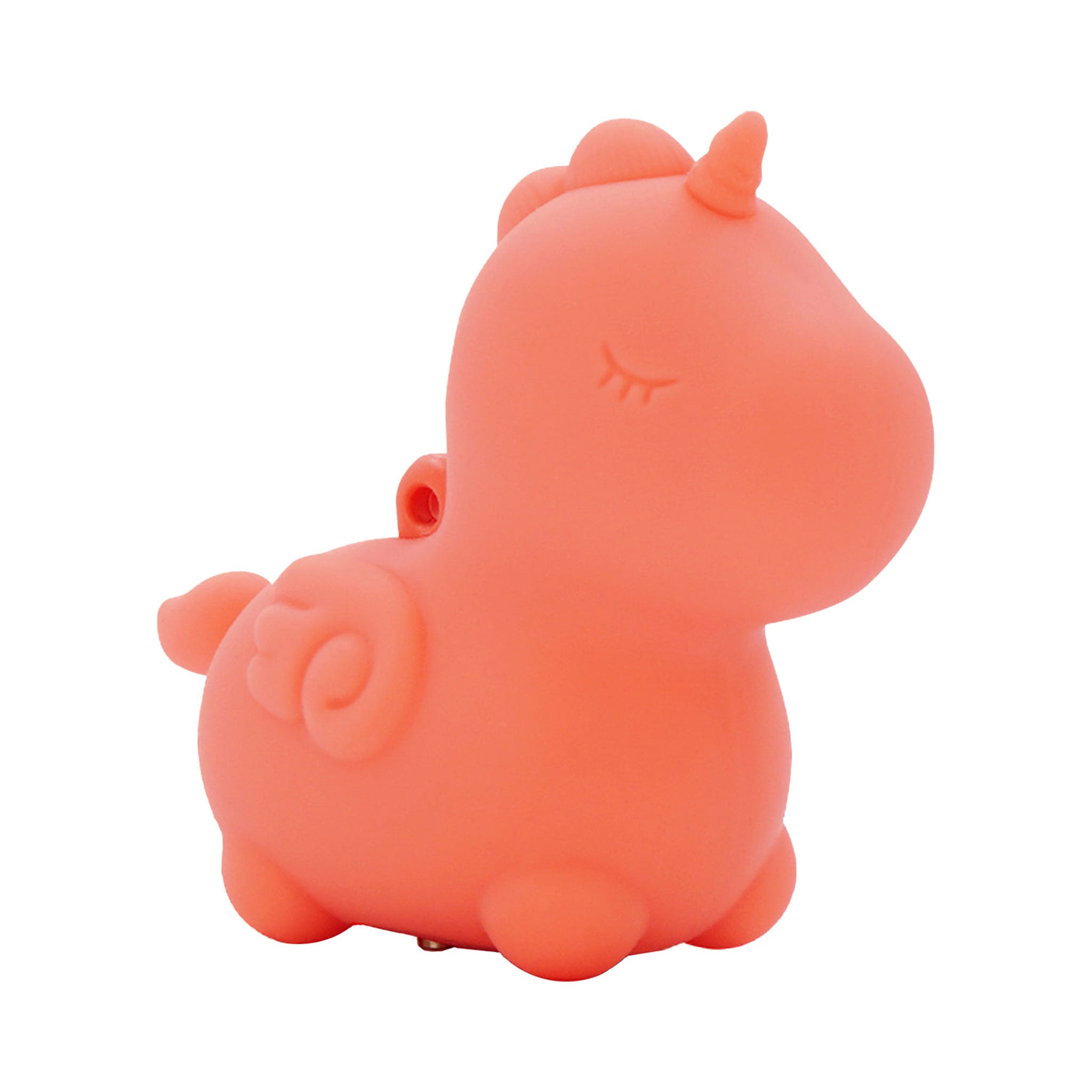 Silicone vibrator vibe vibration vibrating clit clitoral clitoris stim stimulator stimulating stimulation unicorn unihorn magical dreamlike mini micro wrist-strap keychain USB-rechargeable rechargeable gift adult-toys pink peach