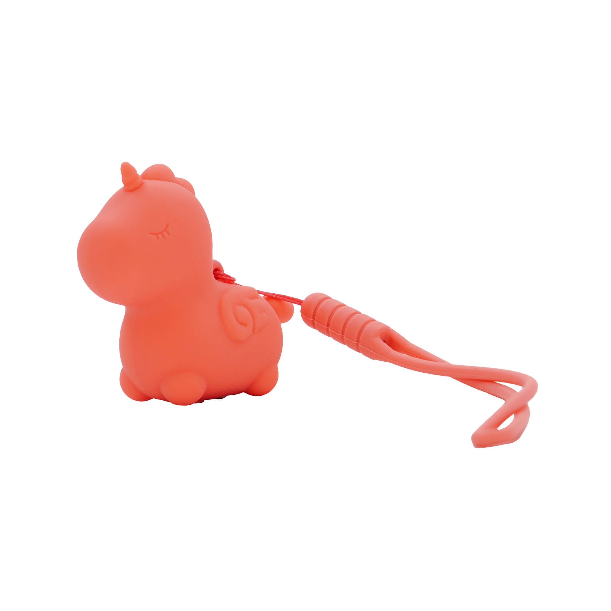 Silicone vibrator vibe vibration vibrating clit clitoral clitoris stim stimulator stimulating stimulation unicorn unihorn magical dreamlike mini micro wrist-strap keychain USB-rechargeable rechargeable gift adult-toys pink peach