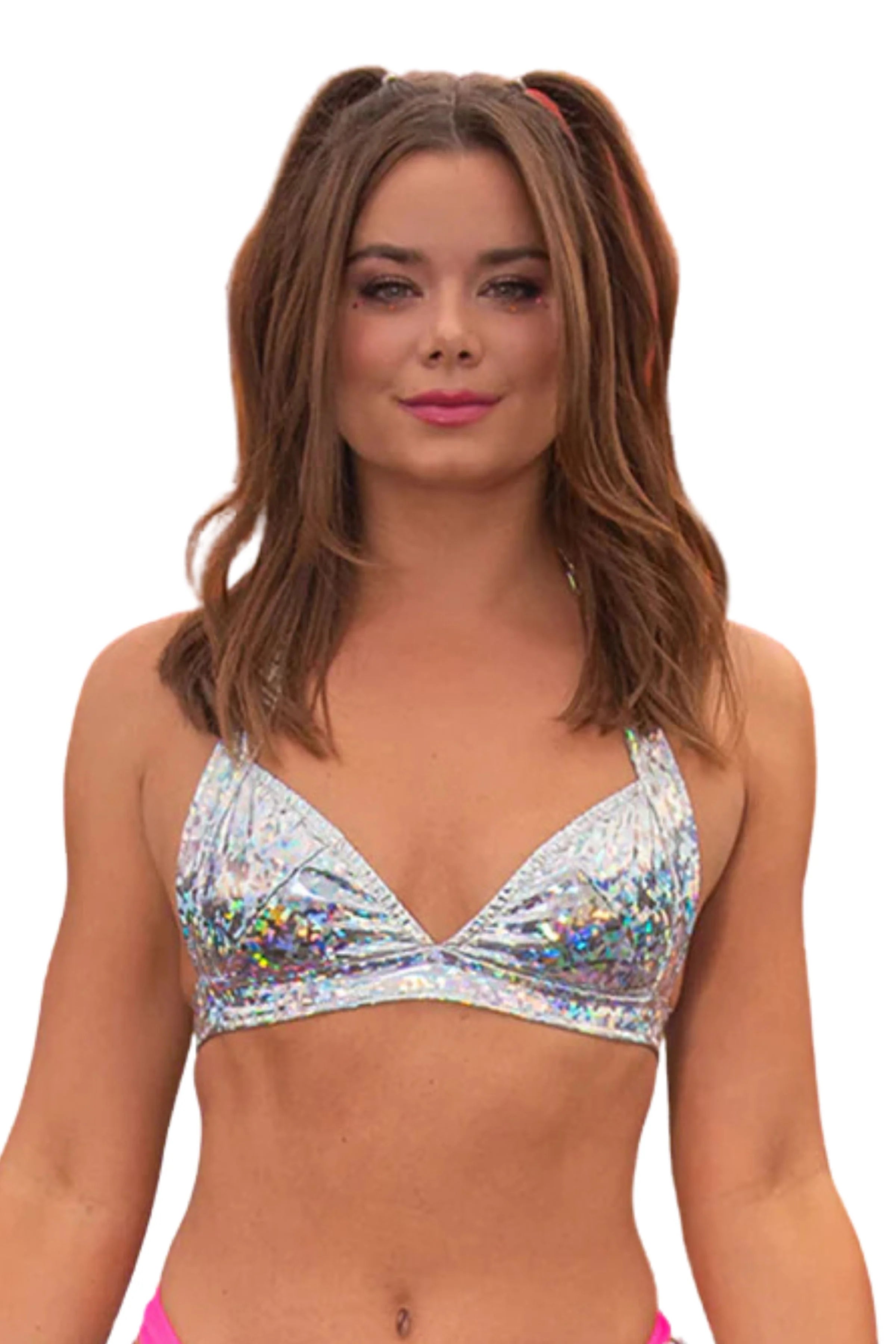 Iridescent Bikini Top Bra