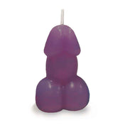 Wax candle candles penis dick shaped dick-shaped penis-shaped scented vanilla short valentines holiday gift purple eggplant