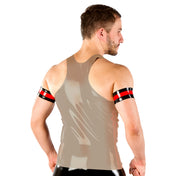 Y-Back Latex Mens Tank Top