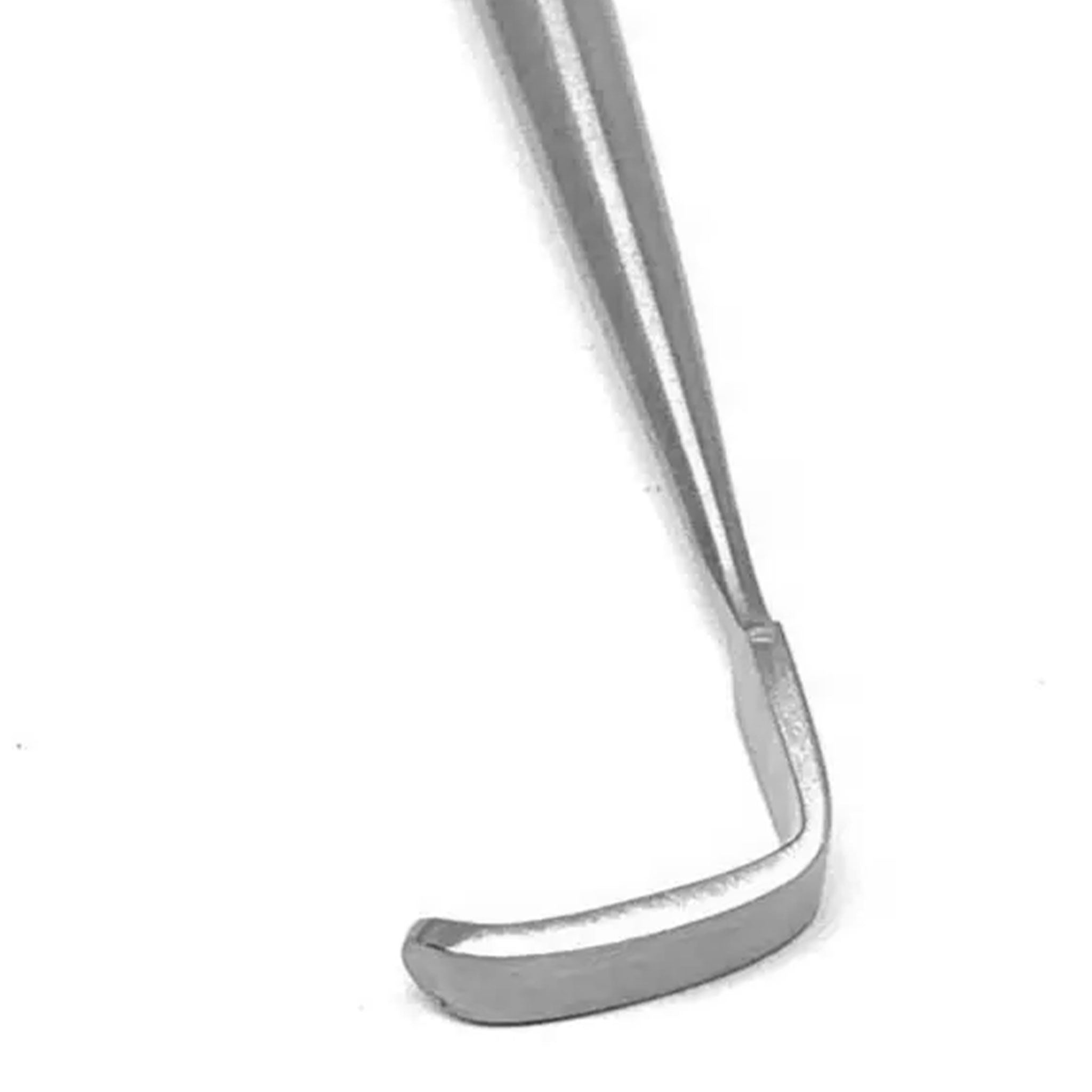 Stainless-steel retractor vaginal double-ended double-sided 3-pronged cat's-paw l-shaped langbeck spreader spreading blunt blunted medical medical-toys medical-play bondage bdsm bdsm-play bdsm-gears bdsm-toys kink kinky kinky-play explore exploration exploring adult-toys silver