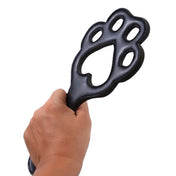Leather vegan-leather nepoprene metallic-grommets neoprene-core accessories paddle paw-shaped paw-cutout paw-design lightweight flexible playful fetish fashion alt-fashion alternative festival festivalwear bondage bdsm bdsm-toys bdsm-gear kink kinky kinky-toys kinky-play sensory sensory-play impact impact-toys impact-play animal pet-play costume cosplay halloween furry yiff stocking-stuffers gifts adult-toys unisex black